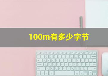 100m有多少字节