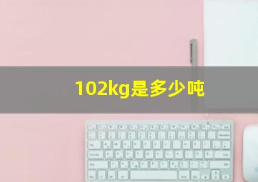 102kg是多少吨