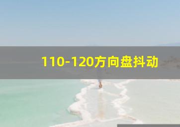 110-120方向盘抖动