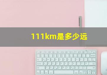 111km是多少远