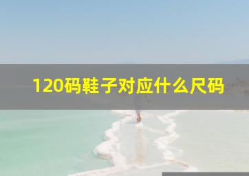 120码鞋子对应什么尺码