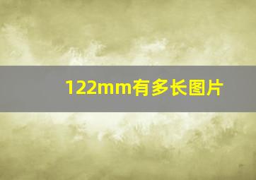 122mm有多长图片