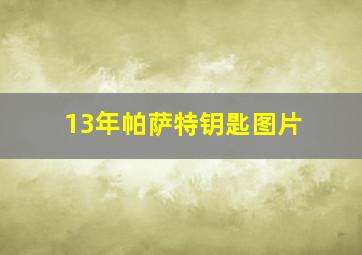 13年帕萨特钥匙图片