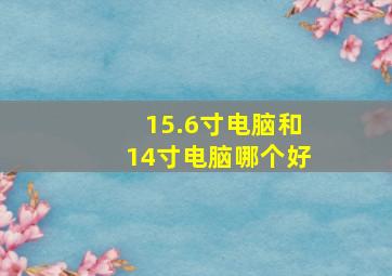 15.6寸电脑和14寸电脑哪个好