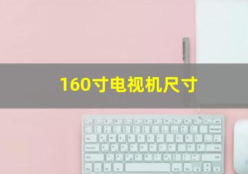 160寸电视机尺寸