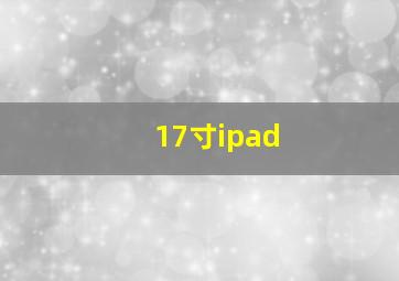 17寸ipad