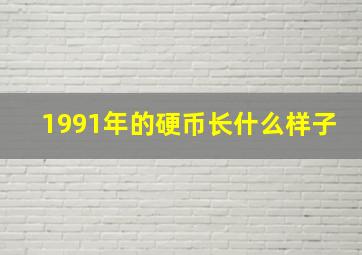 1991年的硬币长什么样子