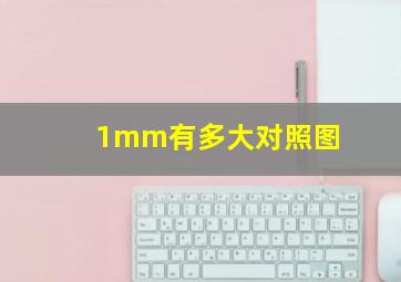 1mm有多大对照图