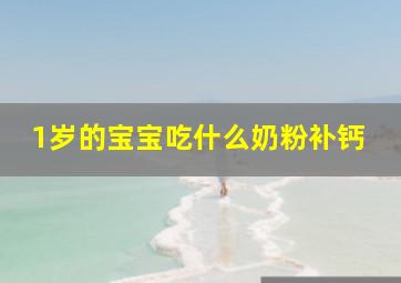 1岁的宝宝吃什么奶粉补钙