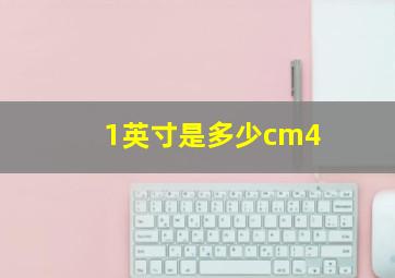 1英寸是多少cm4