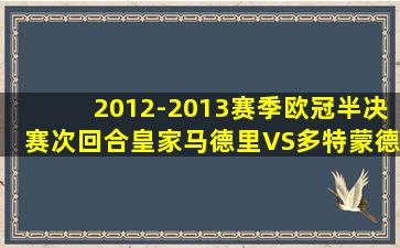 2012-2013赛季欧冠半决赛次回合皇家马德里VS多特蒙德