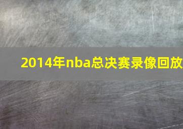 2014年nba总决赛录像回放