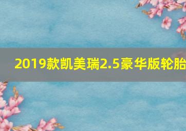 2019款凯美瑞2.5豪华版轮胎