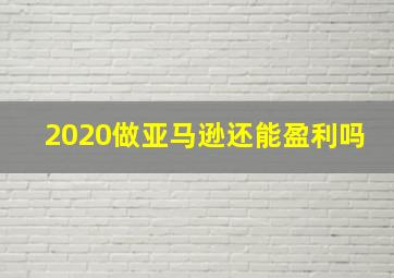 2020做亚马逊还能盈利吗