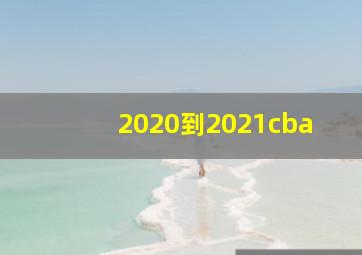 2020到2021cba