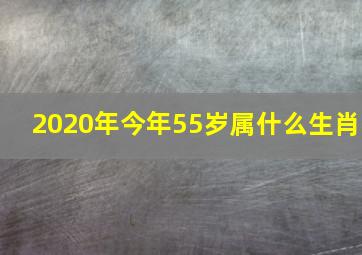 2020年今年55岁属什么生肖