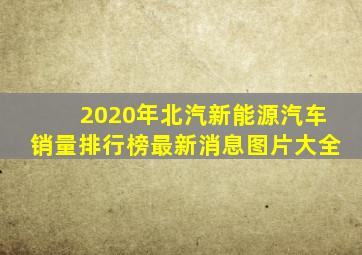 2020年北汽新能源汽车销量排行榜最新消息图片大全