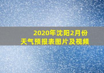 2020年沈阳2月份天气预报表图片及视频