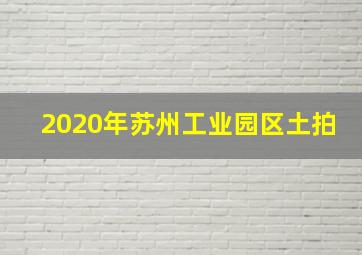 2020年苏州工业园区土拍