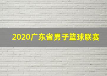 2020广东省男子篮球联赛