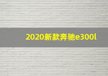 2020新款奔驰e300l