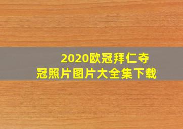 2020欧冠拜仁夺冠照片图片大全集下载