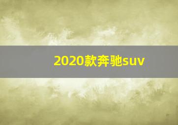 2020款奔驰suv