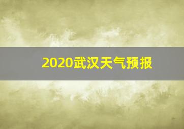 2020武汉天气预报