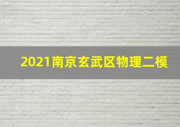 2021南京玄武区物理二模