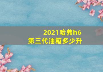 2021哈弗h6第三代油箱多少升