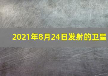 2021年8月24日发射的卫星