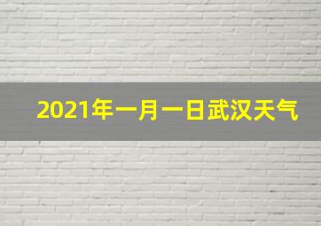 2021年一月一日武汉天气