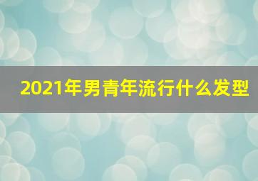 2021年男青年流行什么发型