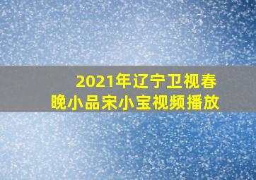 2021年辽宁卫视春晚小品宋小宝视频播放