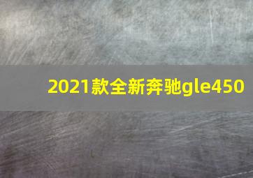 2021款全新奔驰gle450