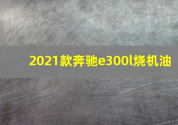 2021款奔驰e300l烧机油