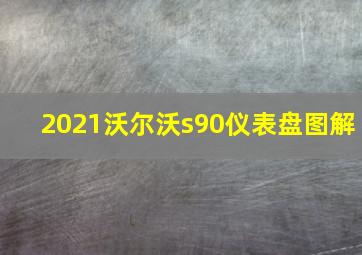 2021沃尔沃s90仪表盘图解