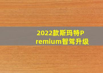 2022款斯玛特Premium智驾升级