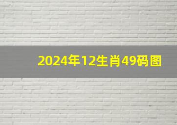 2024年12生肖49码图