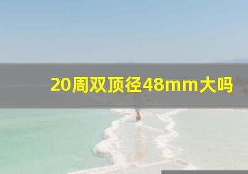 20周双顶径48mm大吗