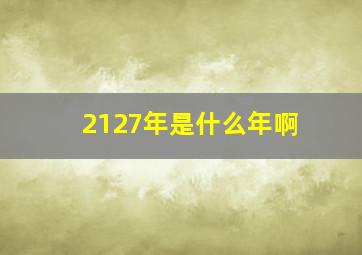 2127年是什么年啊