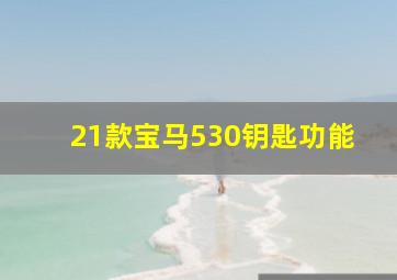 21款宝马530钥匙功能