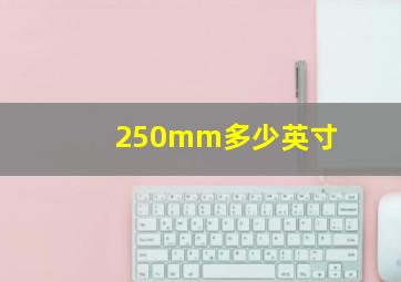 250mm多少英寸