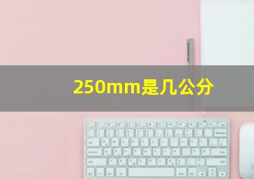 250mm是几公分