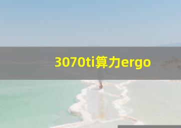 3070ti算力ergo