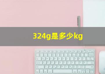 324g是多少kg