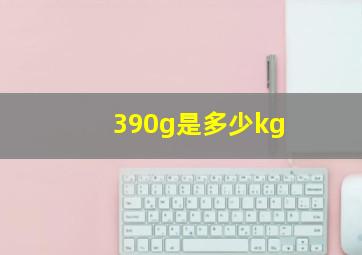 390g是多少kg