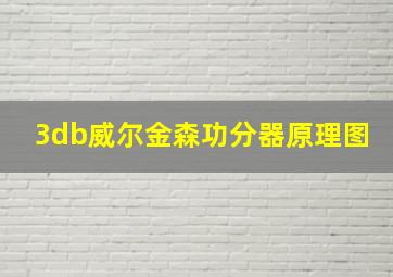 3db威尔金森功分器原理图