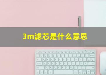 3m滤芯是什么意思