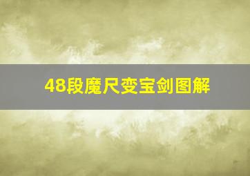 48段魔尺变宝剑图解